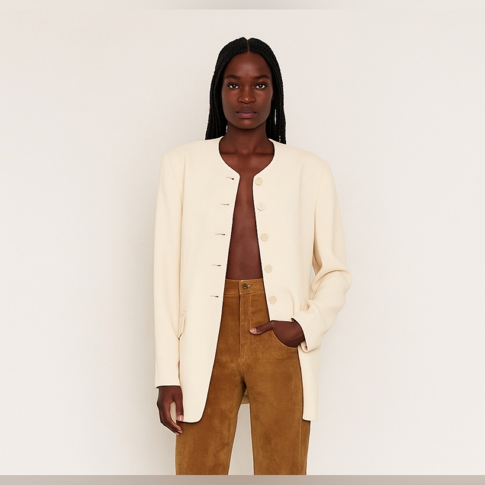Jones New York Cream Blazer